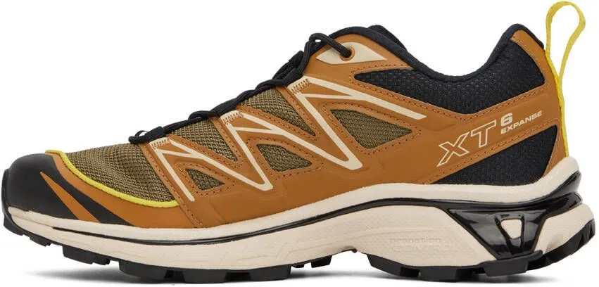 Salomon Brown & Khaki XT-6 Expanse Sneakers