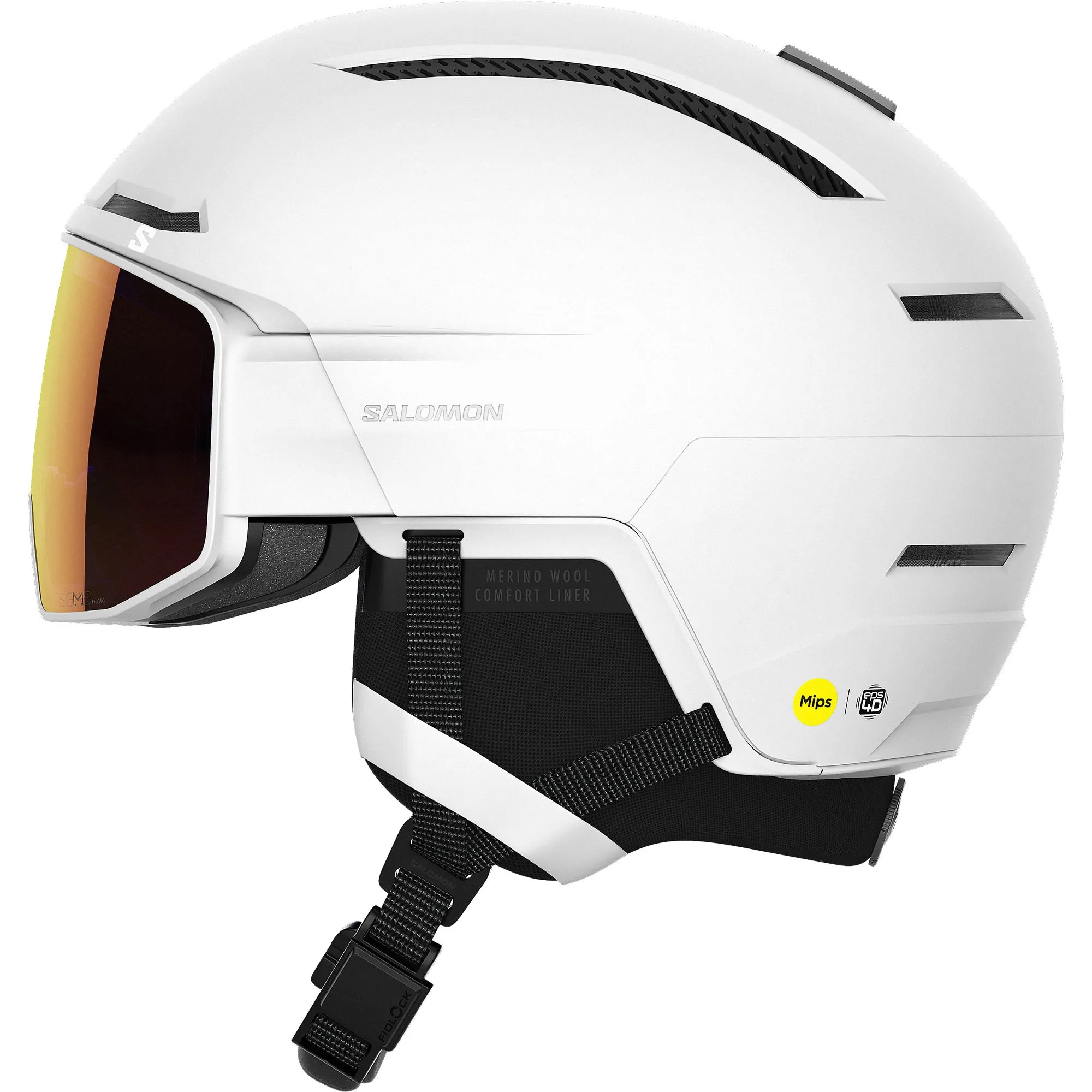 Salomon - Driver Prime Sigphoto Mips\u00ae Visor Helmet white