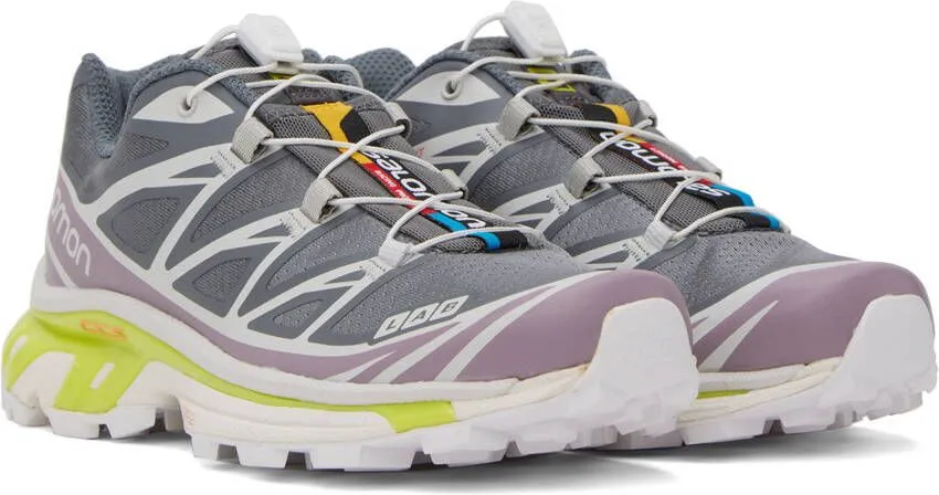 Salomon Gray XT-6 Sneakers