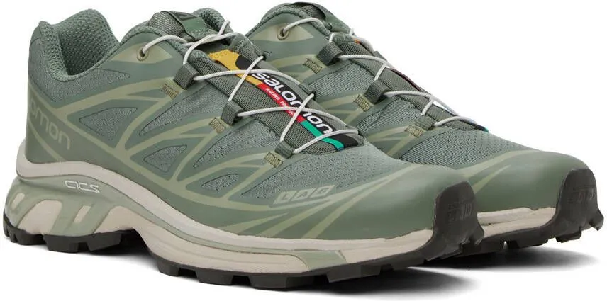 Salomon Green XT-6 Sneakers