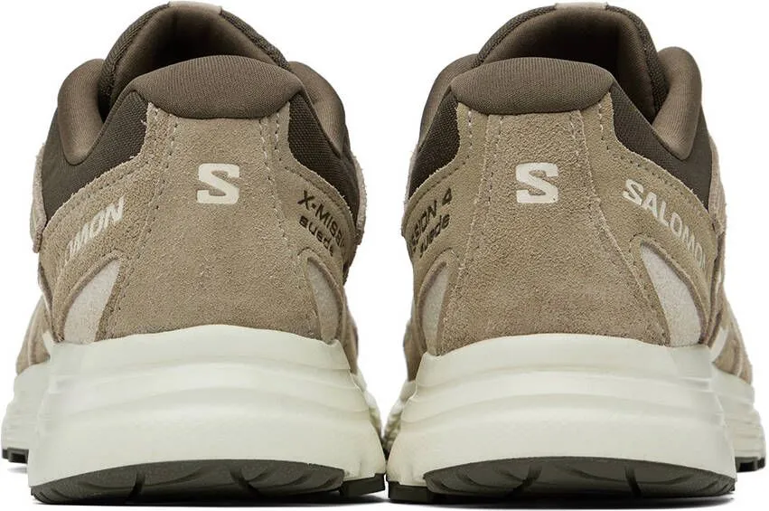 Salomon Khaki X-Mission 4 Winter Adventures Sneakers