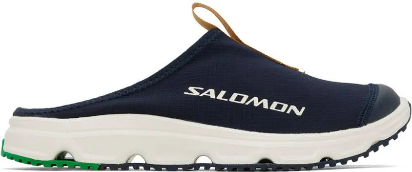 Salomon Navy & Tan RX 3.0 Slides