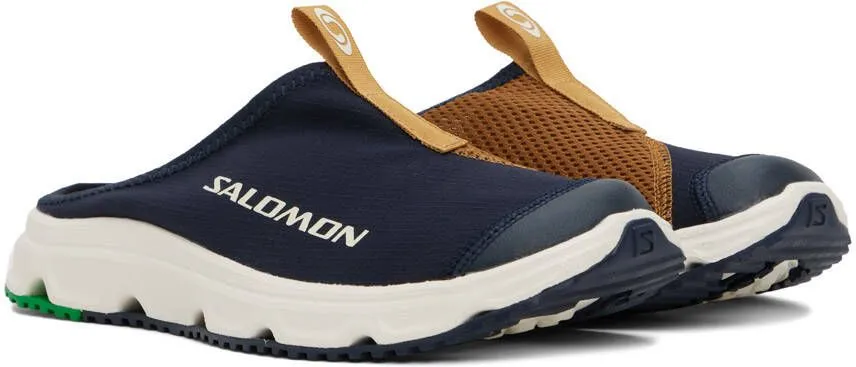 Salomon Navy & Tan RX 3.0 Slides