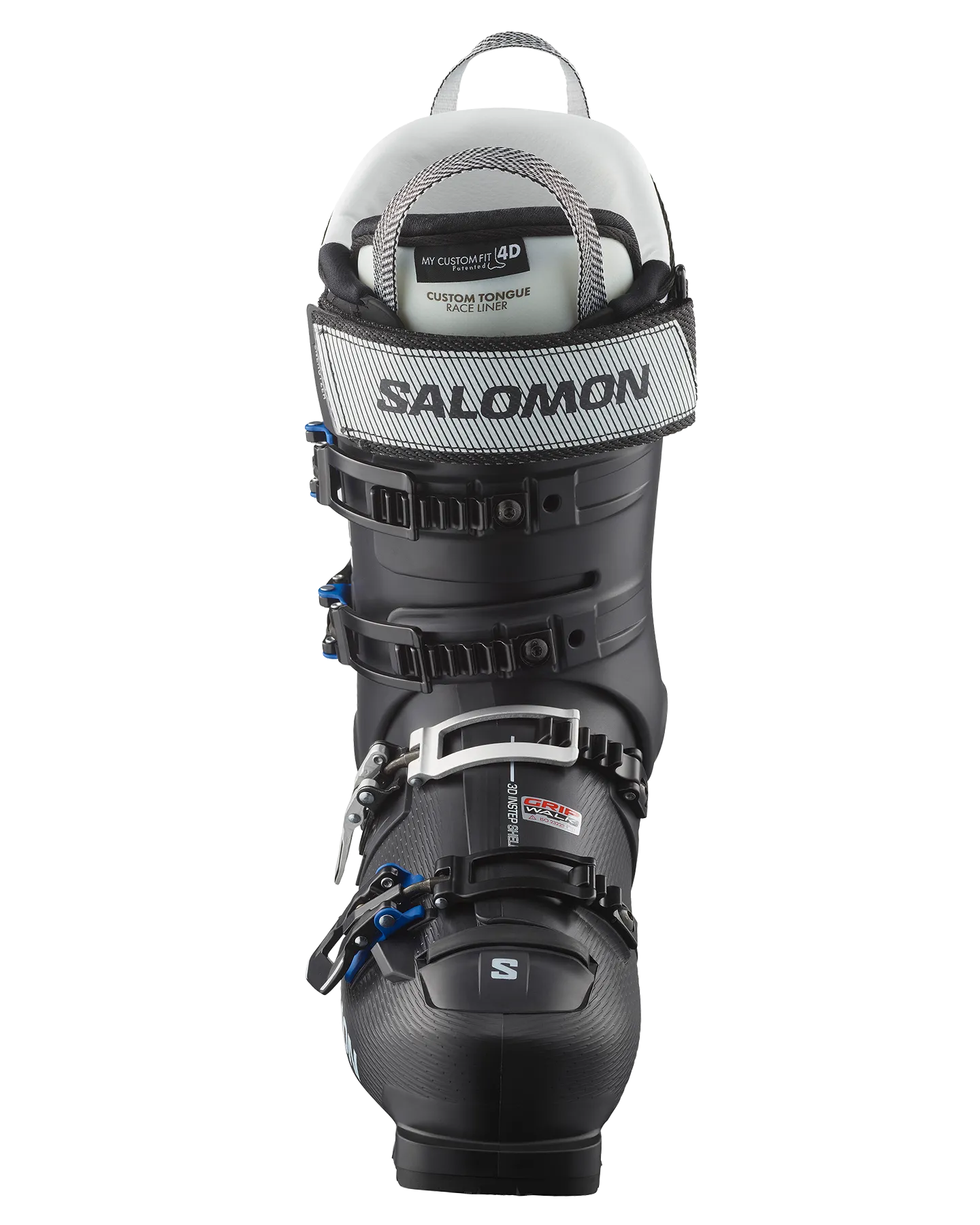 Salomon Pro Alpha 120 El Ski Boots - Black/Race Blue | Shop Ski Boots at Trojan Wake Ski Snow & Snow Skiers Warehouse