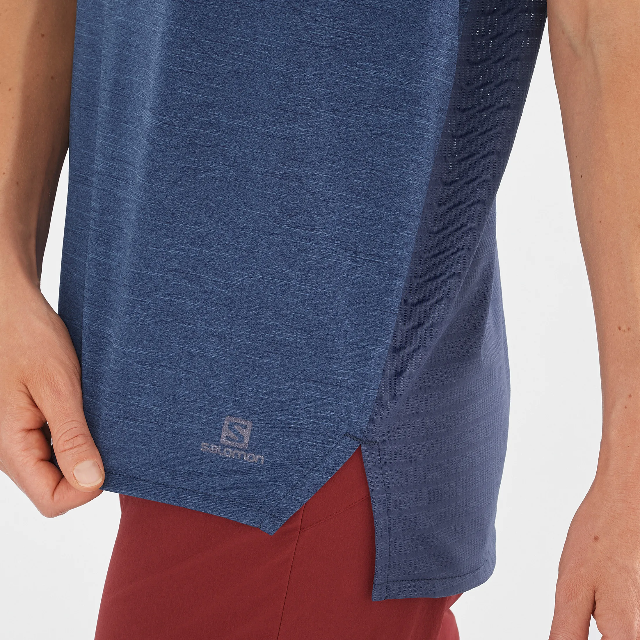 Salomon Women's Outline Summer Tank Mood Indigo | Buy Salomon Women's Outline Summer Tank Mood Indigo here | Outnorth