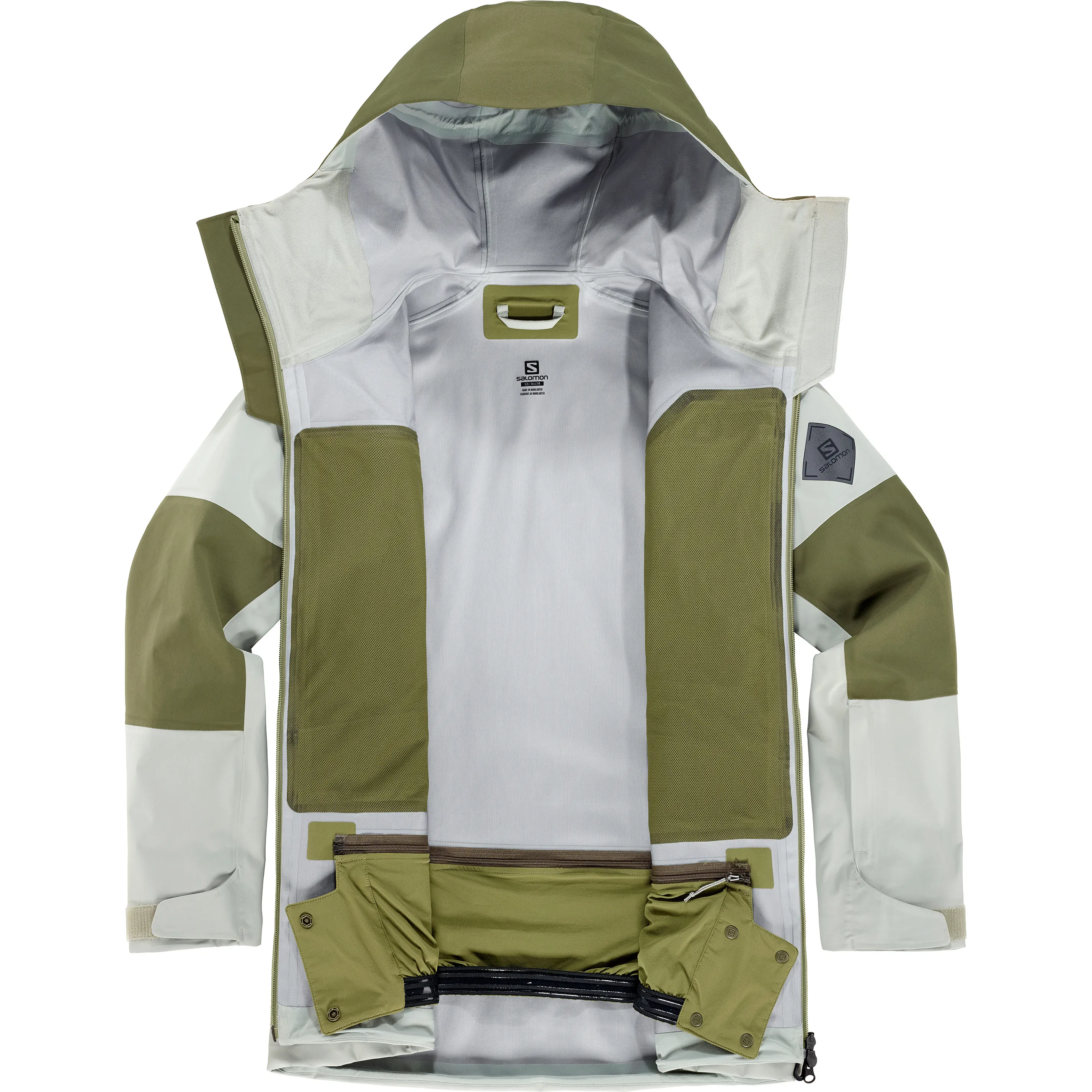 Salomon Women's Stance 3L Jacket Wrought Iron/Olive Night | Buy Salomon Women's Stance 3L Jacket Wrought Iron/Olive Ni