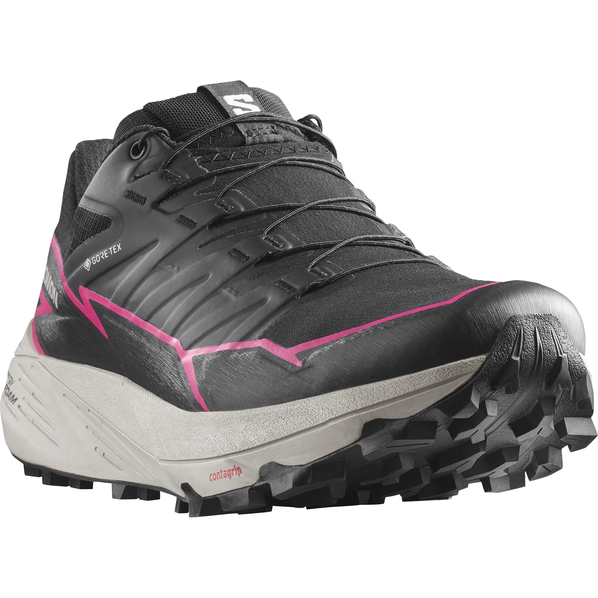 Salomon Women's Thundercross GORE-TEX Black/Black/Pink Glo | Buy Salomon Women's Thundercross GORE-TEX Black/Black/Pin