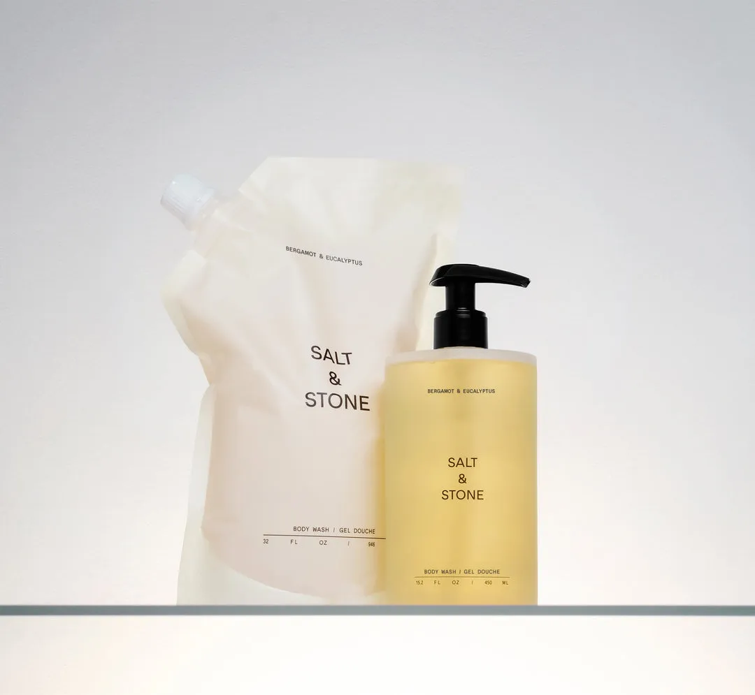 Salt and Stone - Body Wash Refill - Bergamote & Eucalyptus (Hinoki)