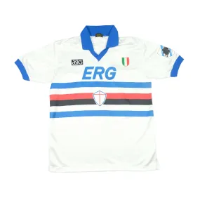 Sampdoria Italy Original Asics 1992/1993 Away Vintage Football Shirt Medium