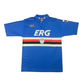 Sampdoria Italy Original Asics 1993/1994 Home Vintage Football Shirt Large
