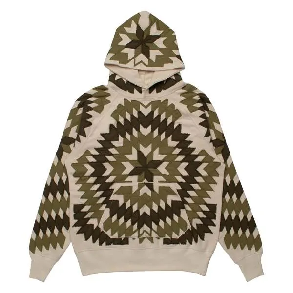 Samuel Zelig Star Quilt Hoodie - Brown