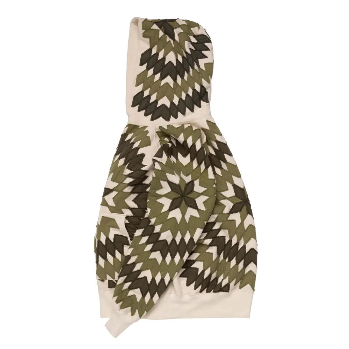 Samuel Zelig Star Quilt Hoodie - Brown
