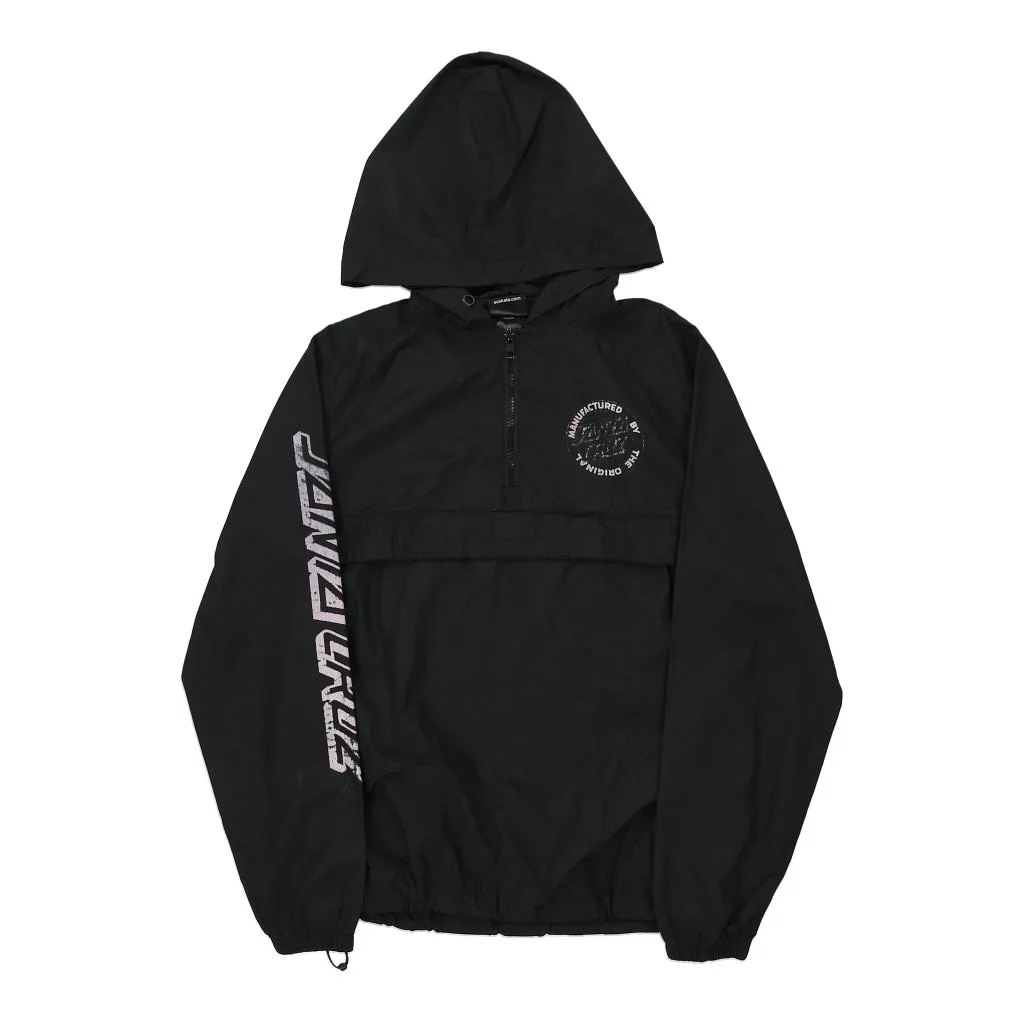 Santa Cruz Spellout Jacket - Small Black Polyester