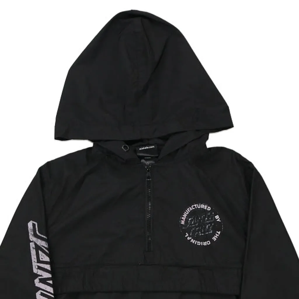 Santa Cruz Spellout Jacket - Small Black Polyester