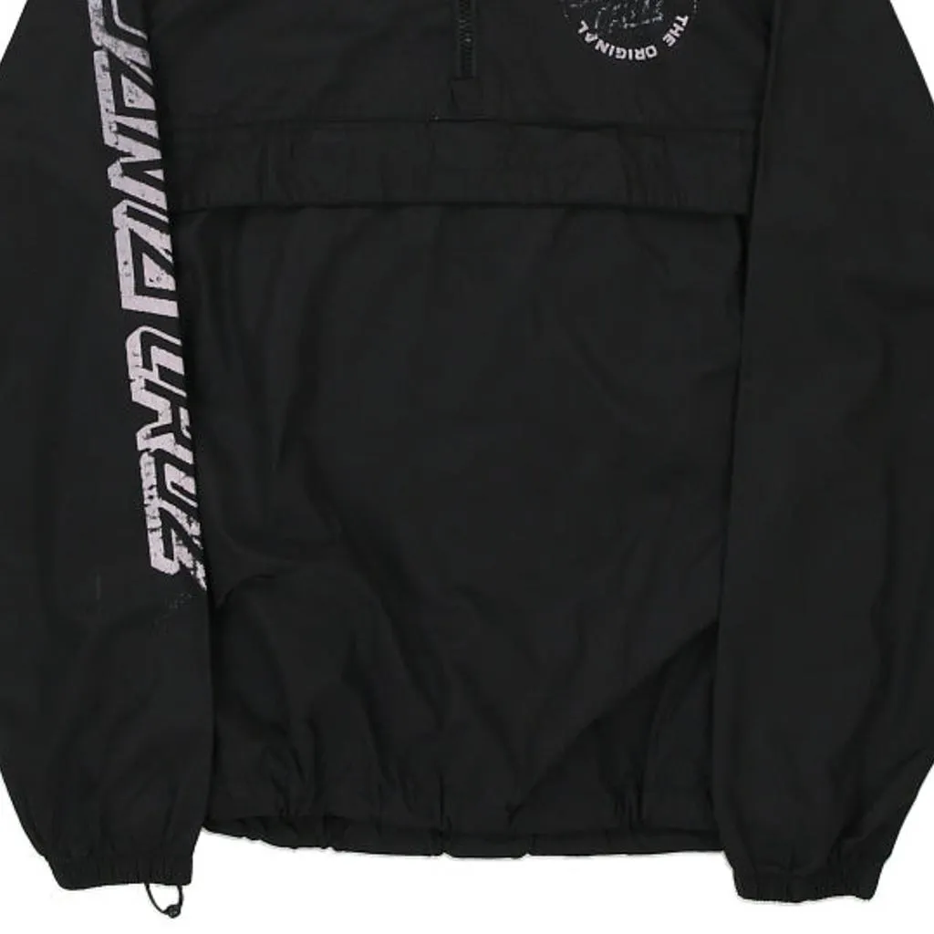 Santa Cruz Spellout Jacket - Small Black Polyester