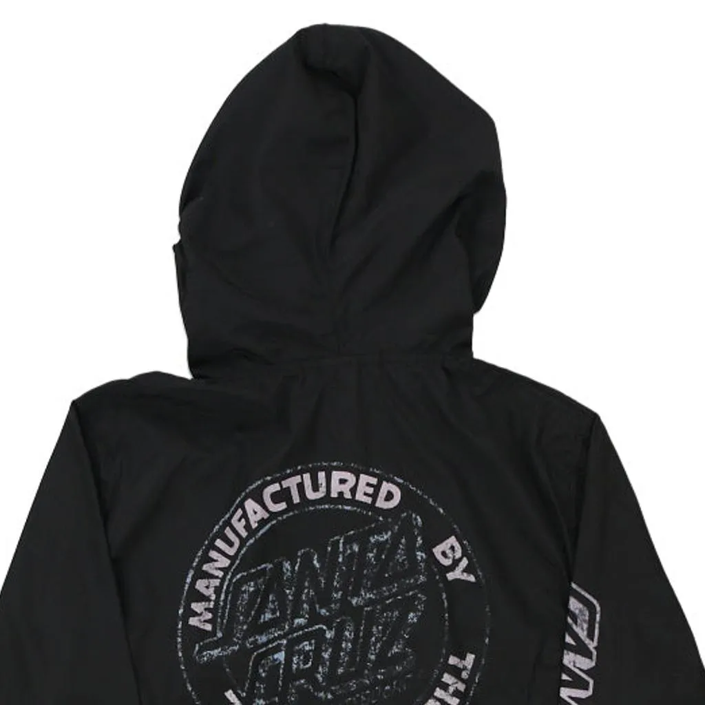 Santa Cruz Spellout Jacket - Small Black Polyester