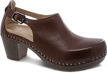  Sassy Milled Burnished Heel in Brown  