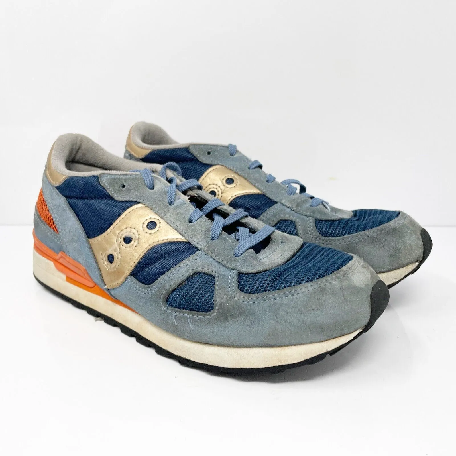 Saucony Boys Shadow SK265170 Blue Running Shoes Sneakers Size 5.5M