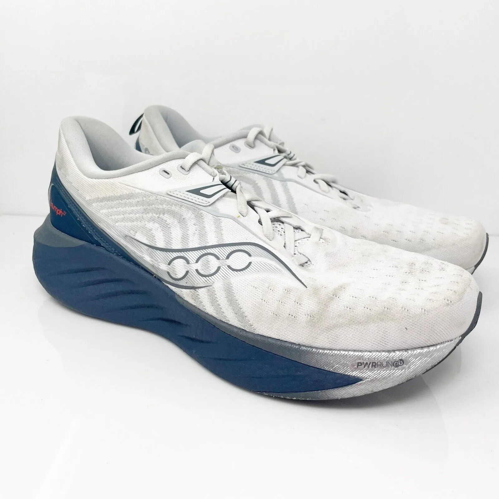 Saucony Mens Triumph 22 S20964-218 Gray Running Shoes Sneakers Size 13