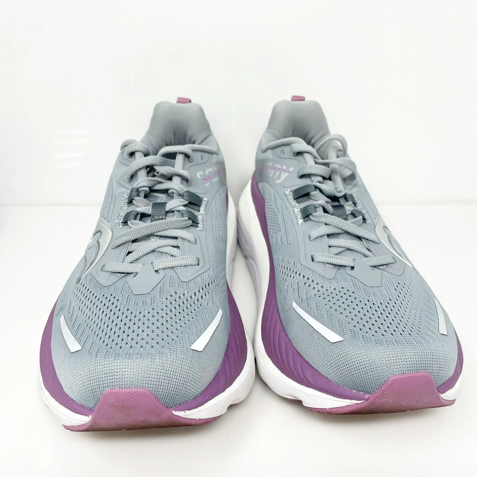 Saucony Womens Hurricane 24 S10933-240 Gray Running Shoes Sneakers Size 8
