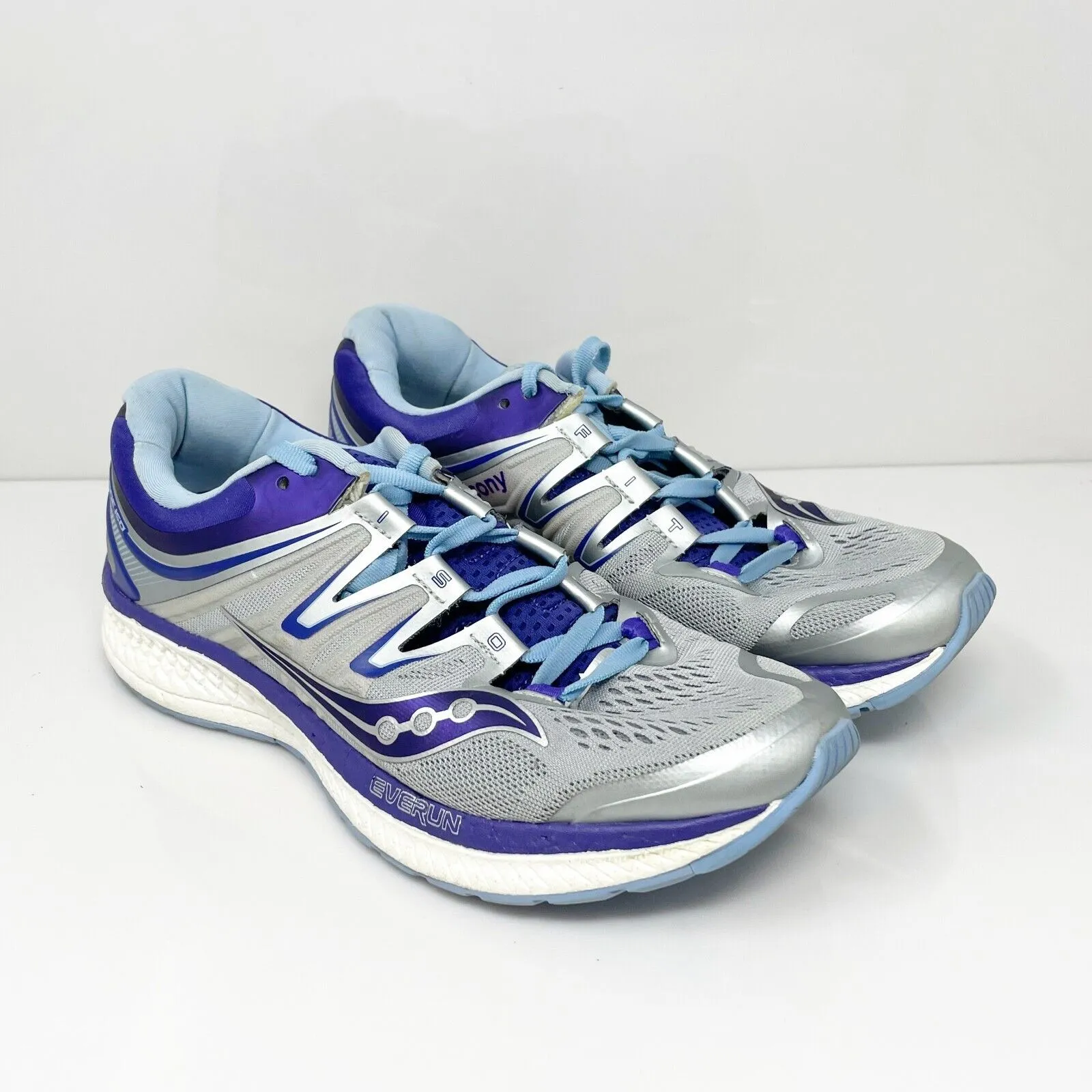 Saucony Womens Hurricane ISO 4 S10411-1 Gray Running Shoes Sneakers Size 8.5