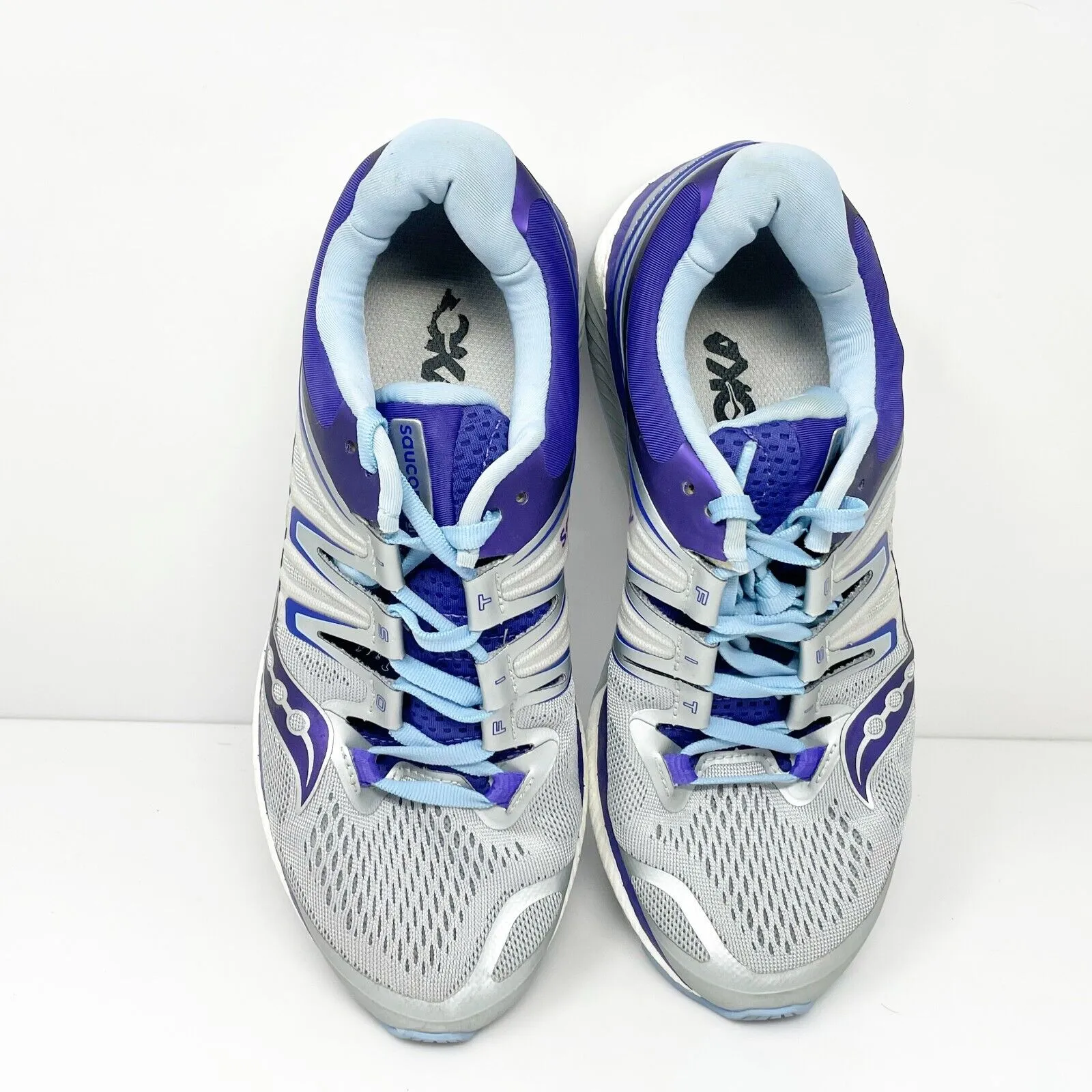 Saucony Womens Hurricane ISO 4 S10411-1 Gray Running Shoes Sneakers Size 8.5