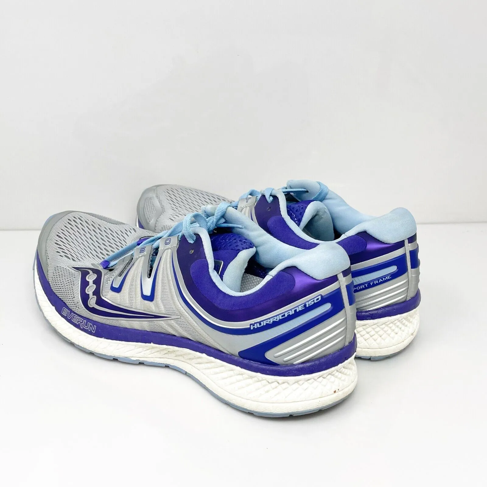 Saucony Womens Hurricane ISO 4 S10411-1 Gray Running Shoes Sneakers Size 8.5