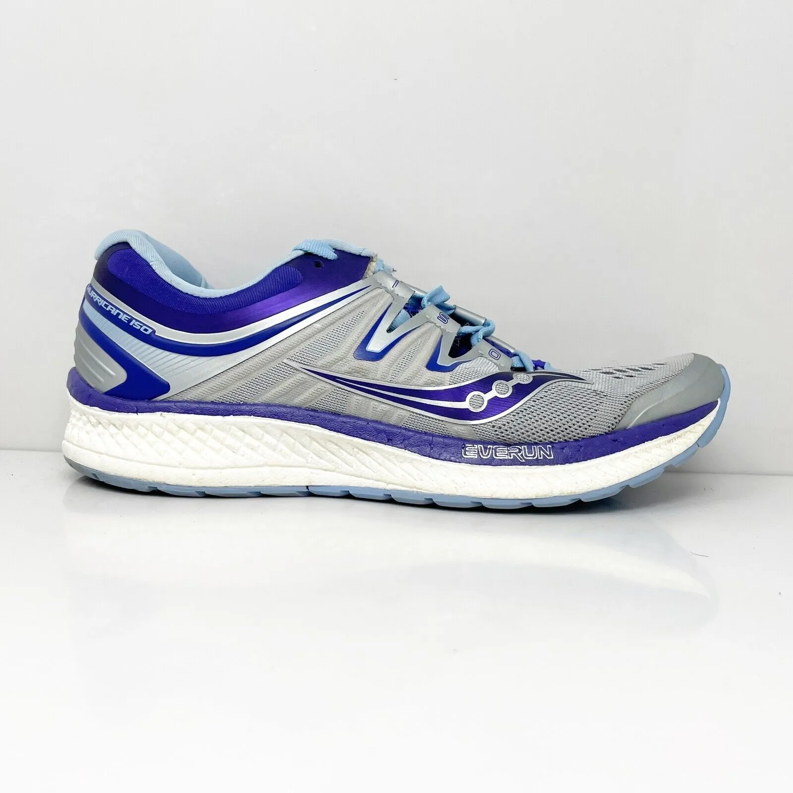 Saucony Womens Hurricane ISO 4 S10411-1 Gray Running Shoes Sneakers Size 8.5