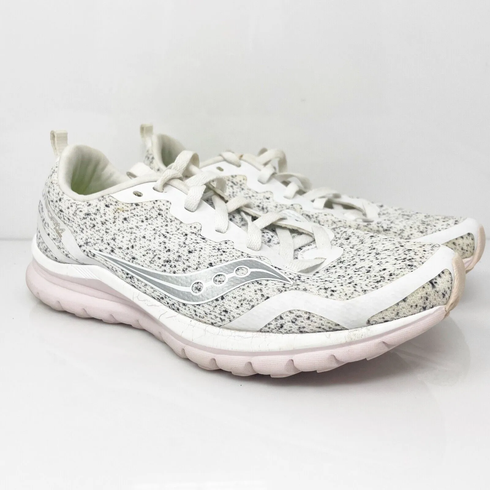 Saucony Womens Liteform Feel S30008-10 White Running Shoes Sneakers Size 8