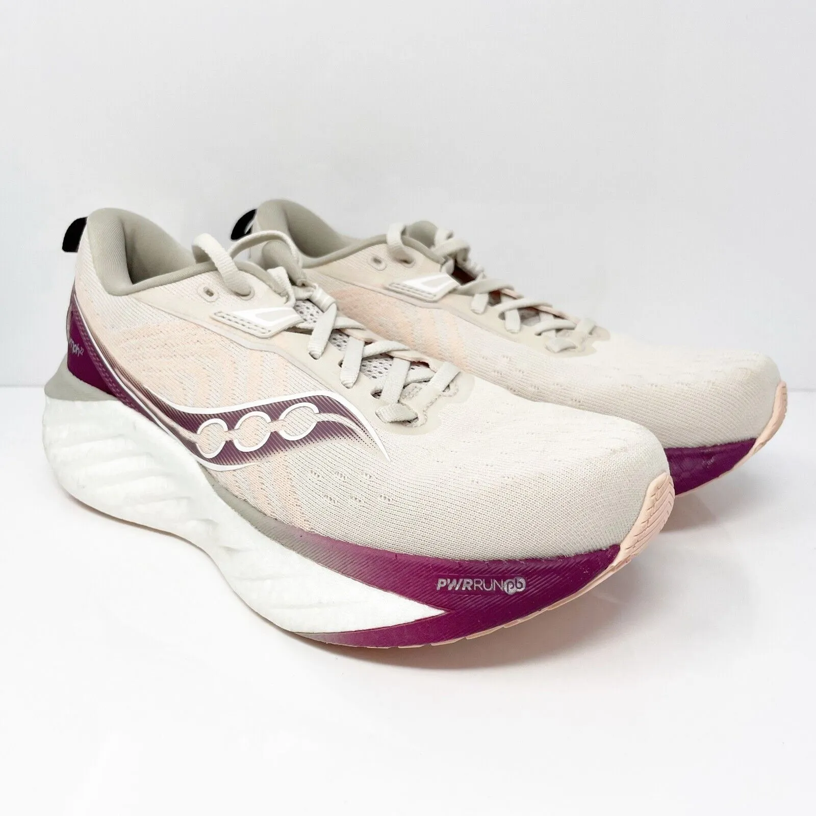 Saucony Womens Triumph 22 S10964-240 Ivory Running Shoes Sneakers Size 8.5