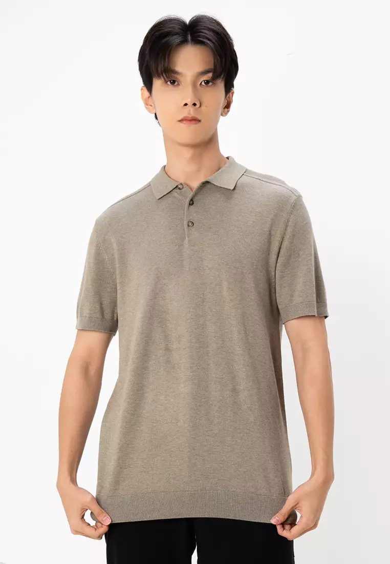 Selected Homme Knitted Polo Shirt