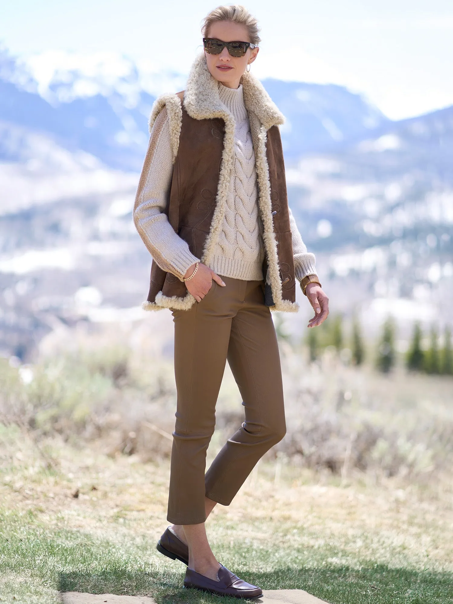 Sila Shearling Vest