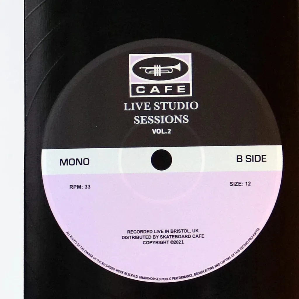 Skateboard Cafe 45 Skateboard Deck Black/Lavender 8