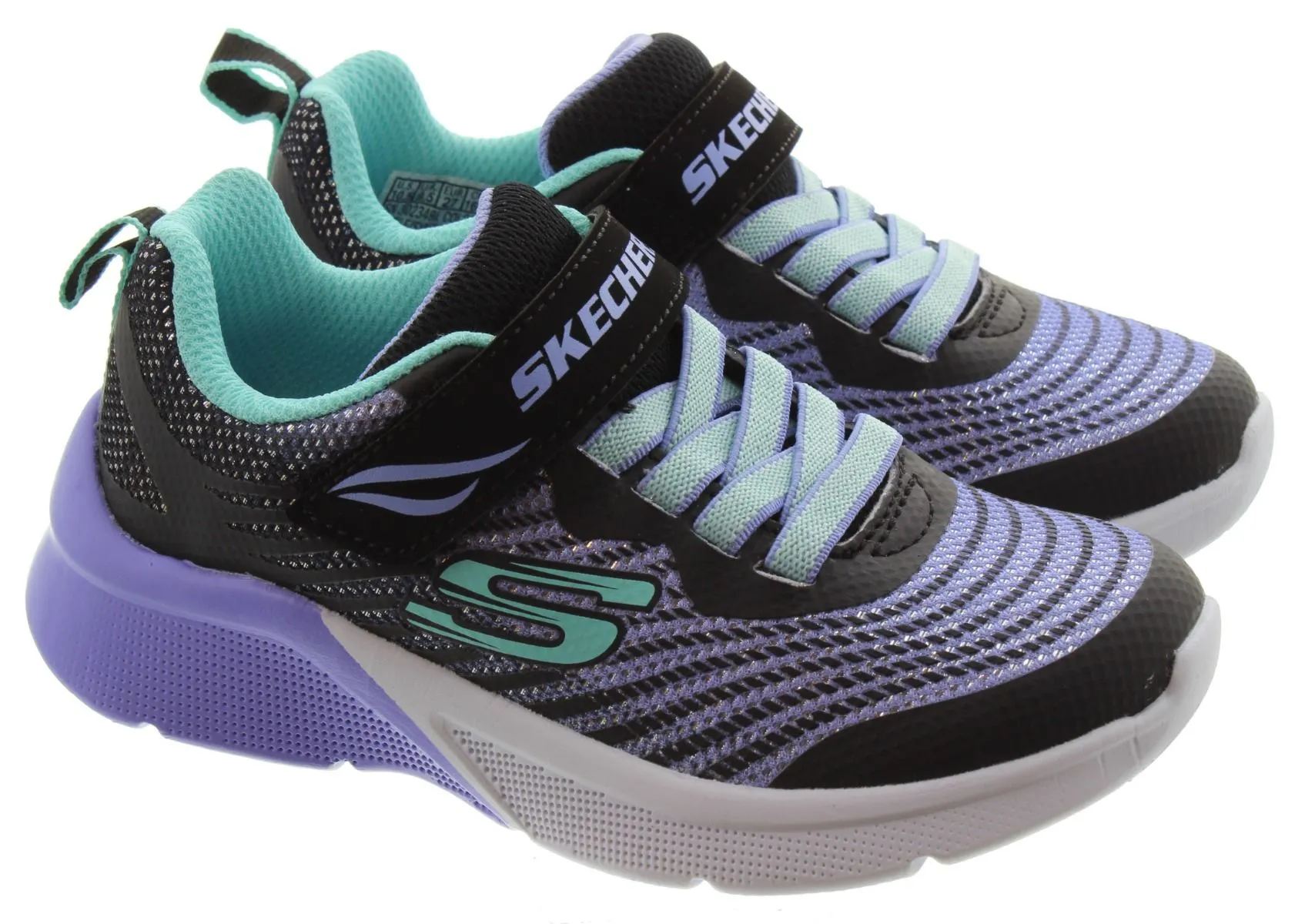 SKECHERS Kids 302349L Rejoice Racer Trainers In Black Multi