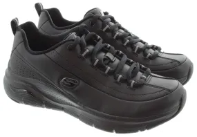 SKECHERS Ladies 149146 Archfit - Citi Drive Trainers In Black