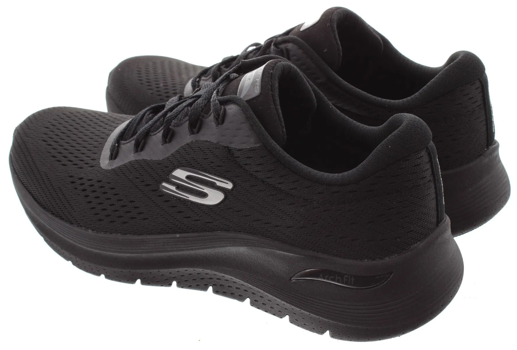 SKECHERS Ladies 150051 Arch Fit Trainers In Black