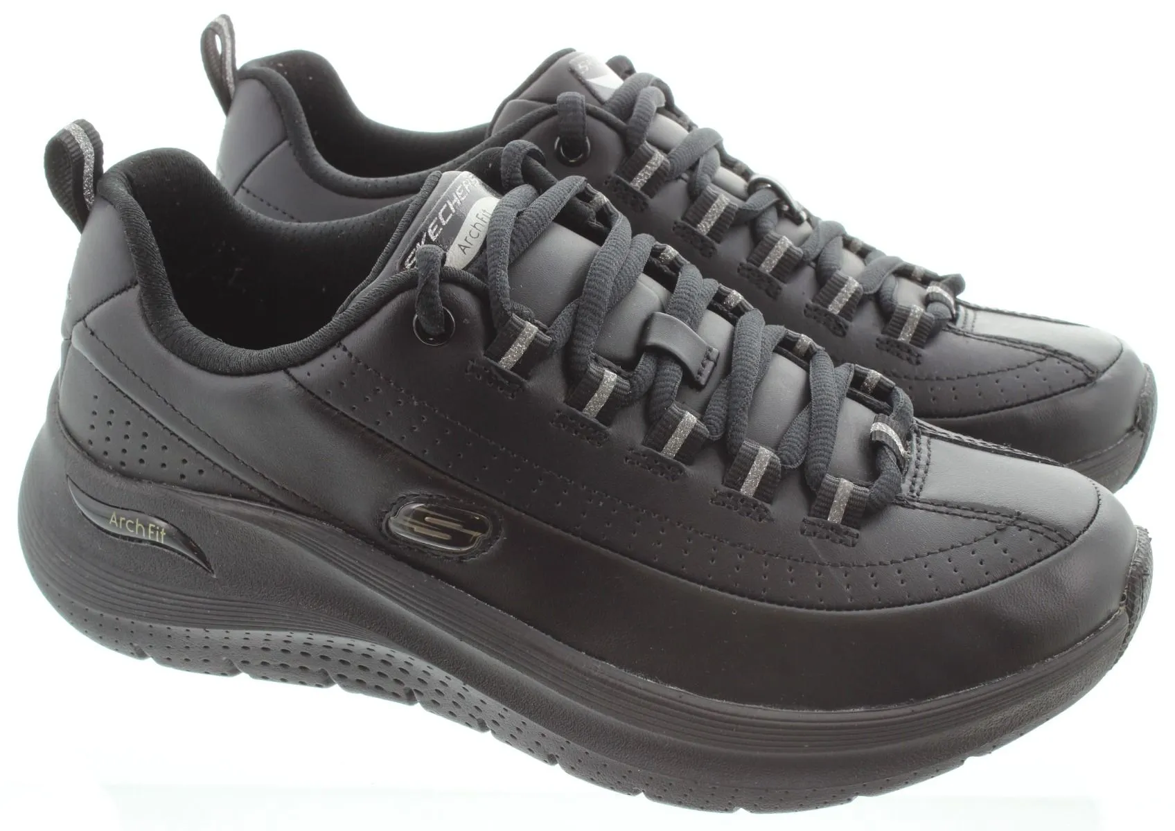 SKECHERS Ladies 150061 Arch Fit 2 Trainers In Black