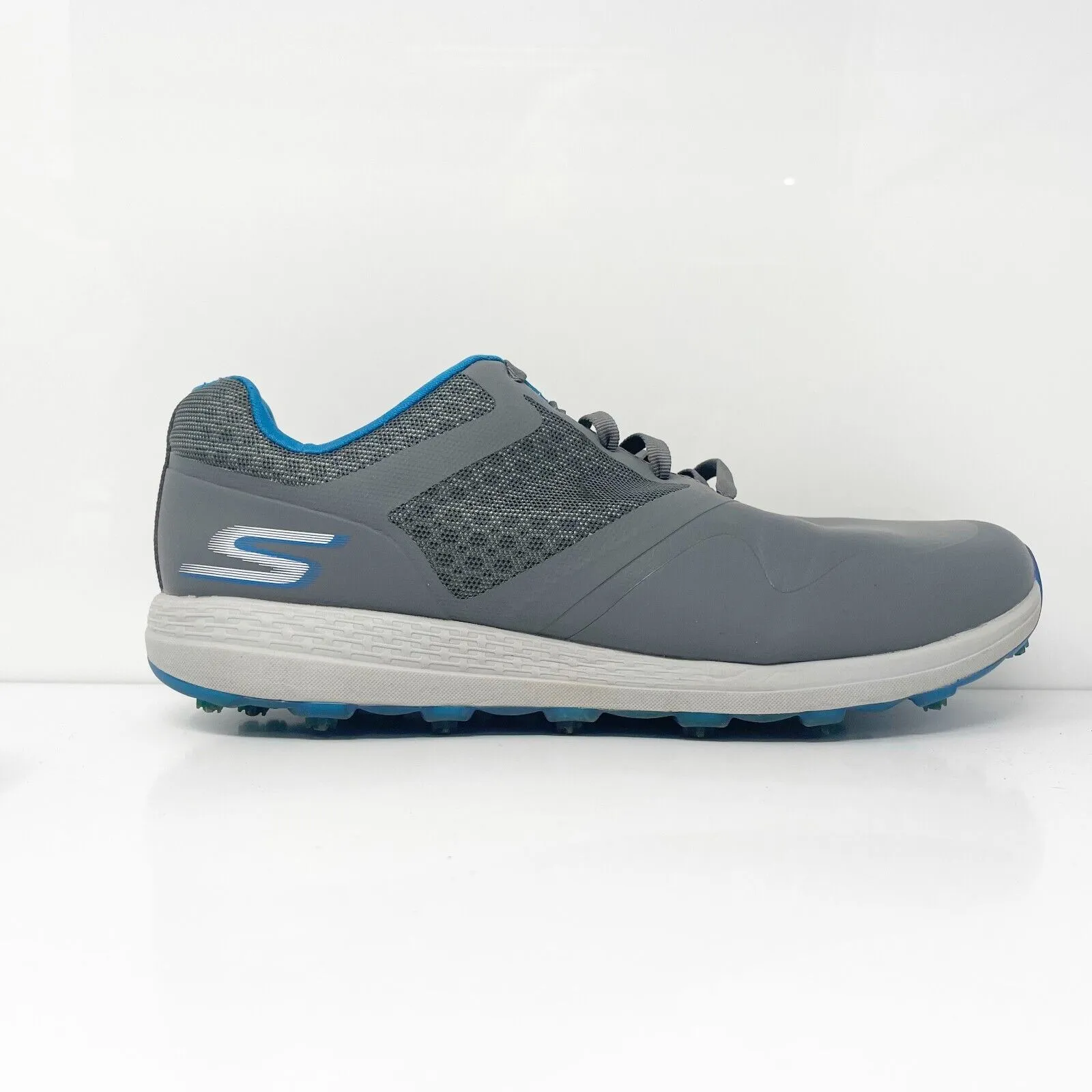 Skechers Mens Go Golf Max 54542EWW Gray Golf Cleats Shoes Size 10.5