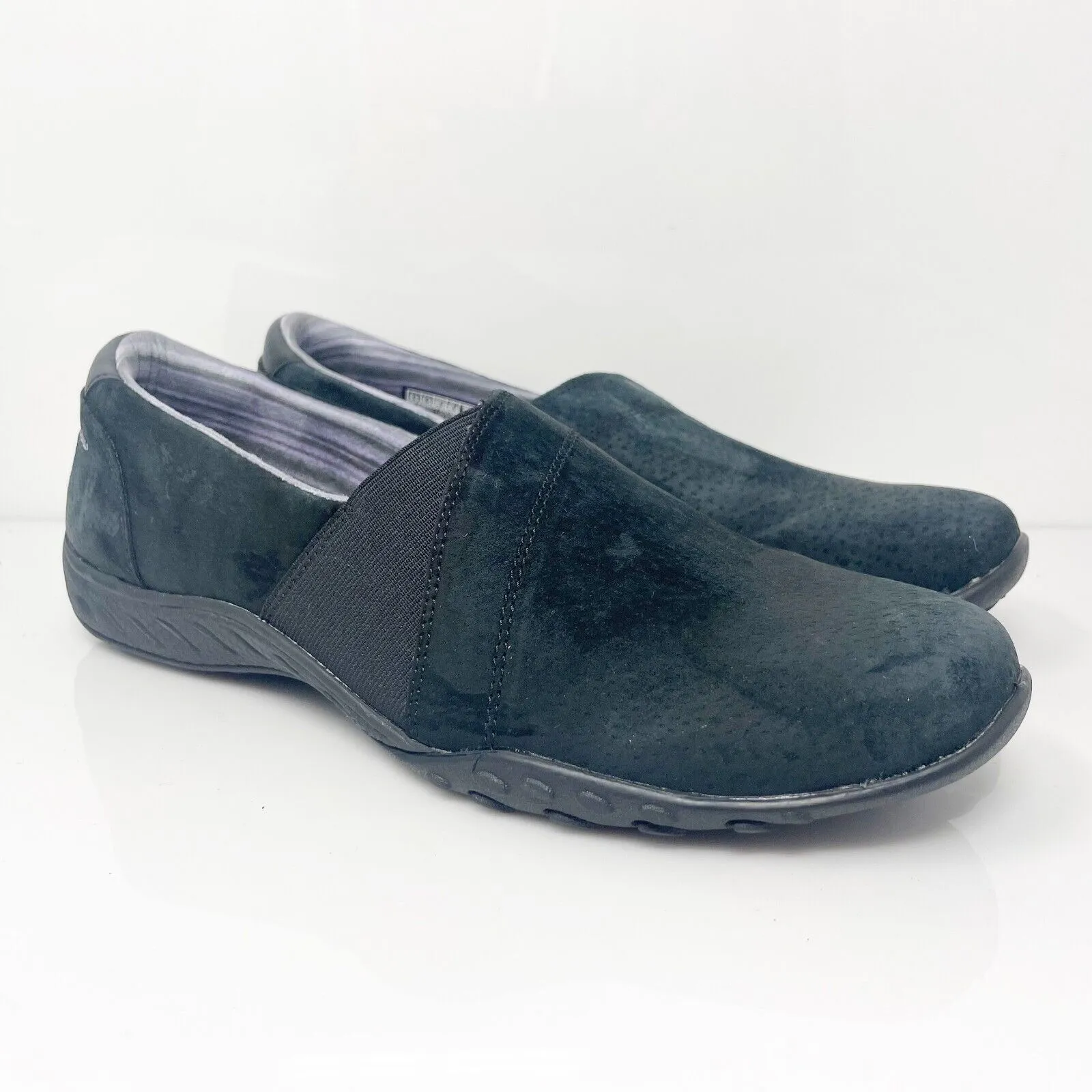 Skechers Womens Breathe Easy Kindred 100377 Black Casual Shoes Sneakers Size 9.5