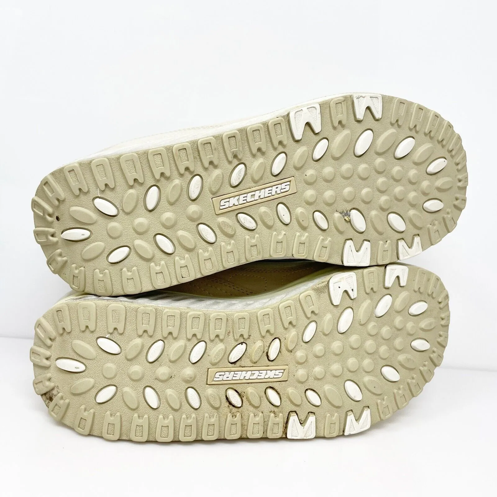 Skechers Womens Shape Ups 11800 Beige Casual Shoes Sneakers Size 8.5
