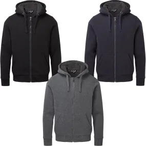 Snuggaroo Mens Sherpa Lined Full Zip Hoodie