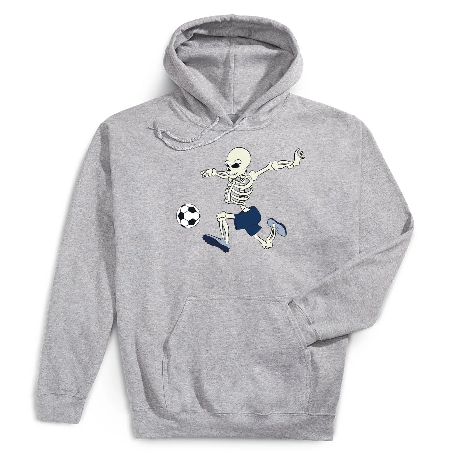 Soccer Hooded Sweatshirt - Skeleton Striker 