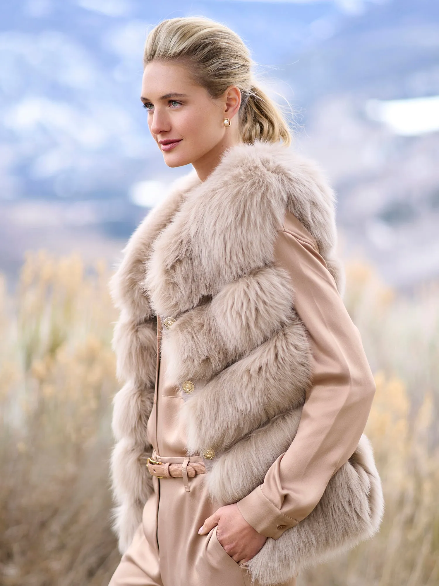 Sofie Fox Fur Vest