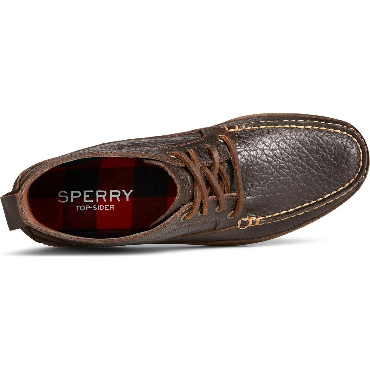 Sperry Authentic Original Boat Chukka Tumbled Boots Dark Brown