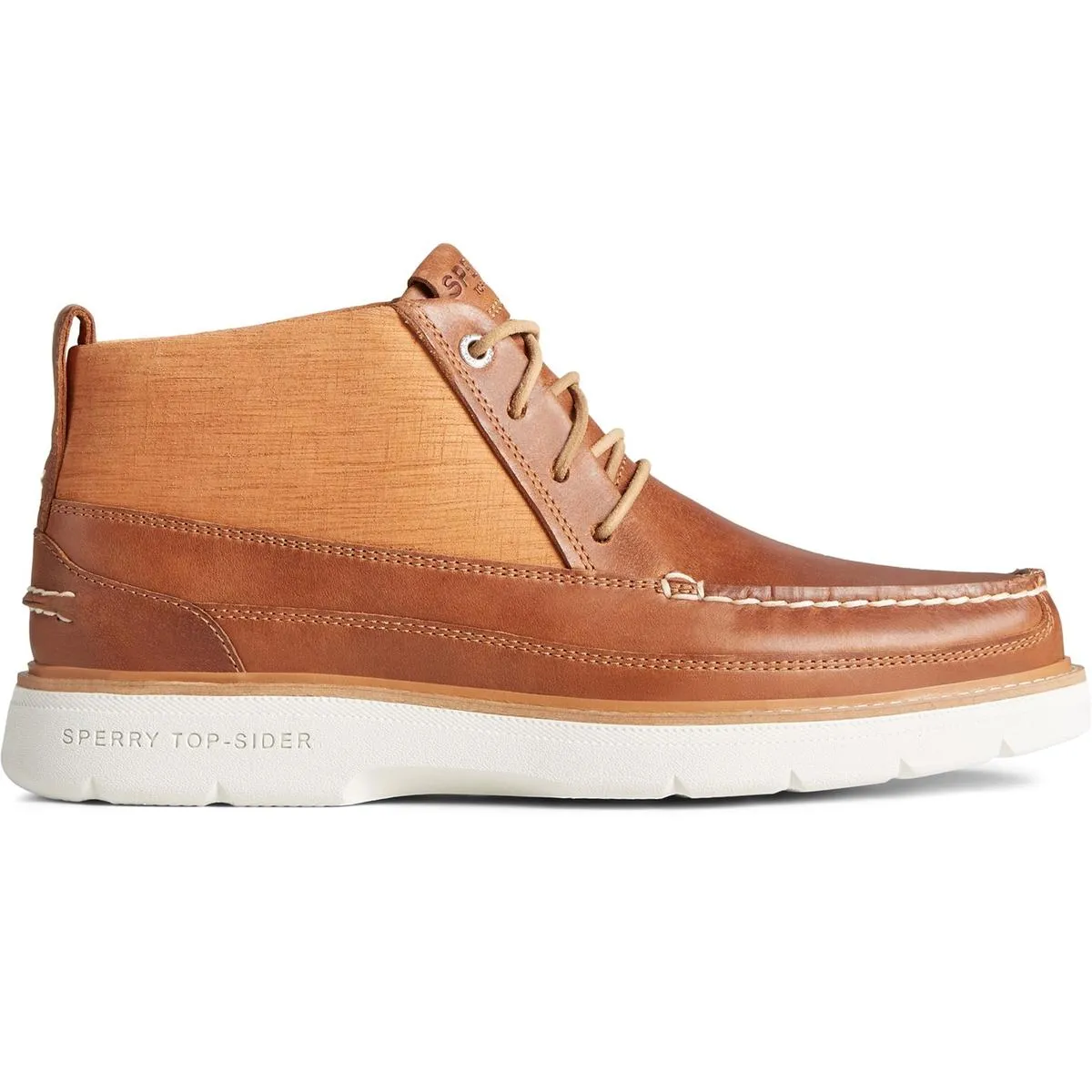 Sperry Authentic Original Plushwave Lug Chukka Boots Tan