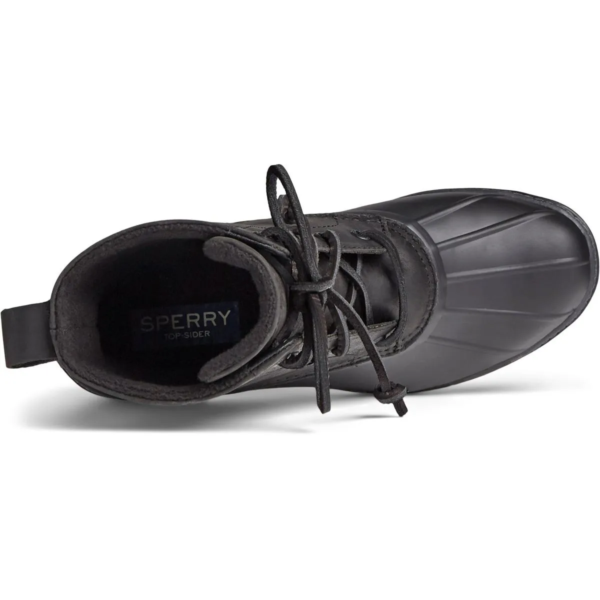 Sperry Saltwater Heel Fashion Ankle Boots Black