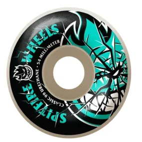 Spitfire Big Head Shattered Skateboard Wheels 54 mm White