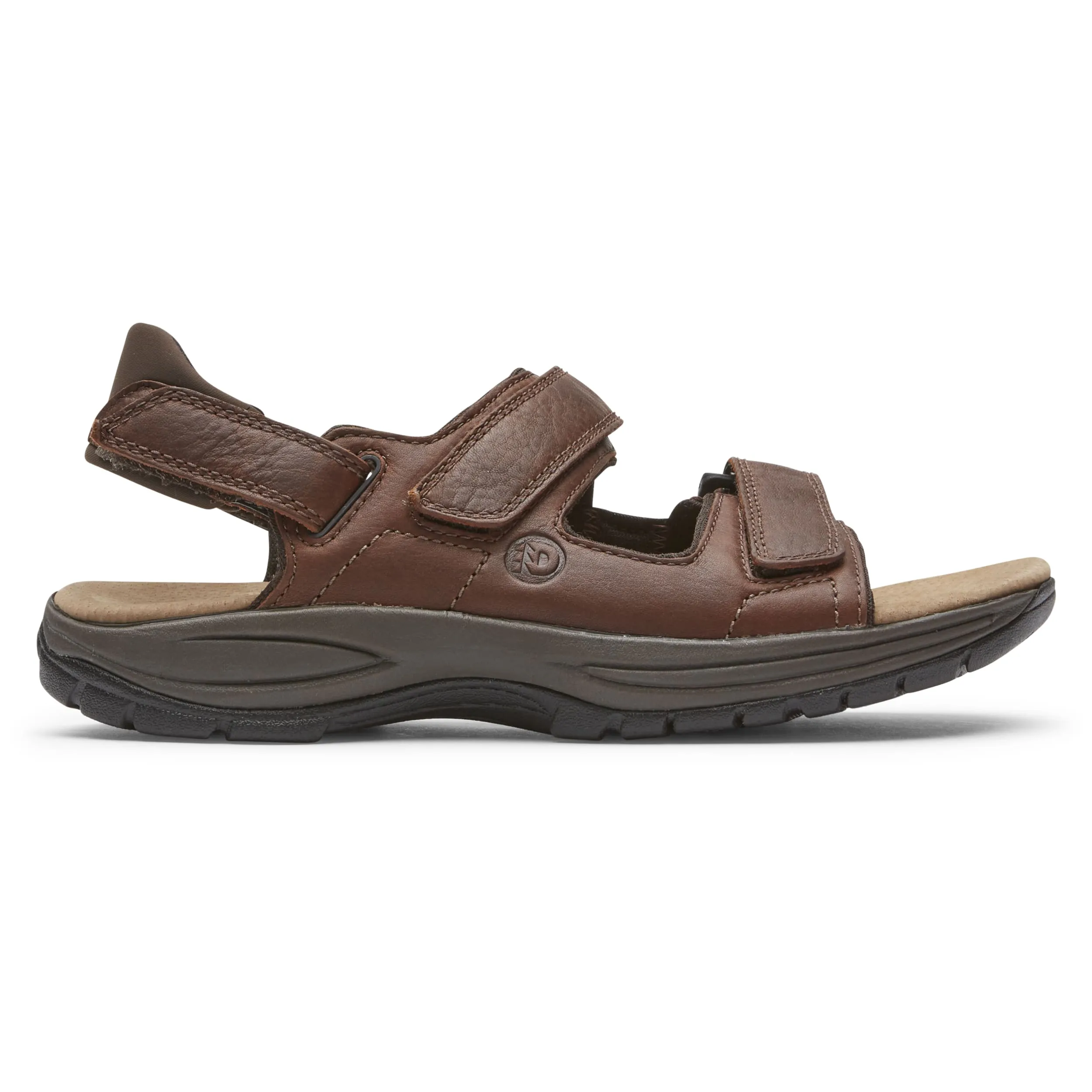  St Johnsbury Brown Walking Sandal 4E Width in Brown  