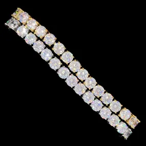 Stainless Steel VVS Iced Out Tennis Bracelet
