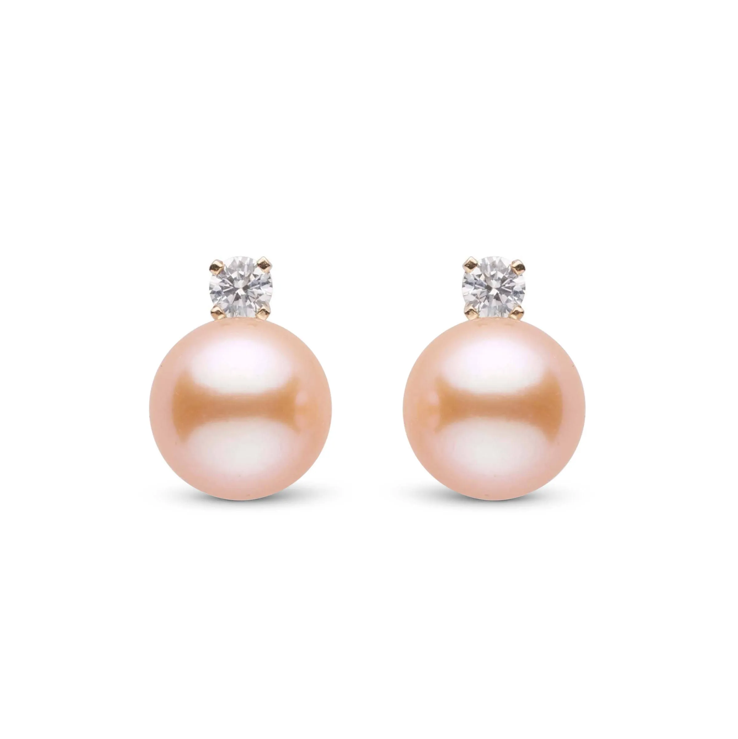 Starlight Collection 6.5-7.0 mm Pink Freshadama Pearl Earrings